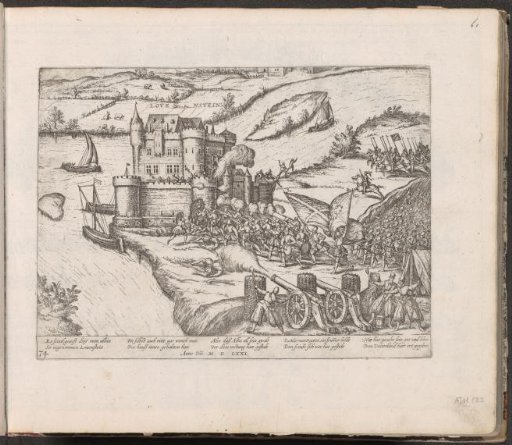 Castle Loevestein captured by Herman de Ruiter, 1570