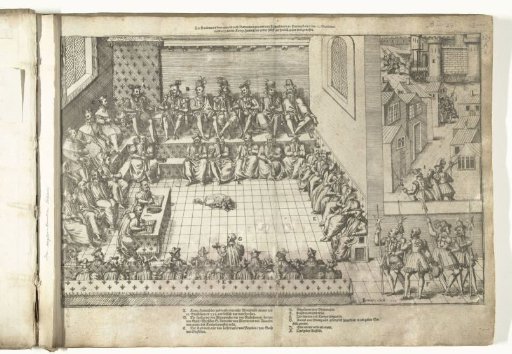 Meeting of King Henry II with the Parliament at the Augustinians, 1559