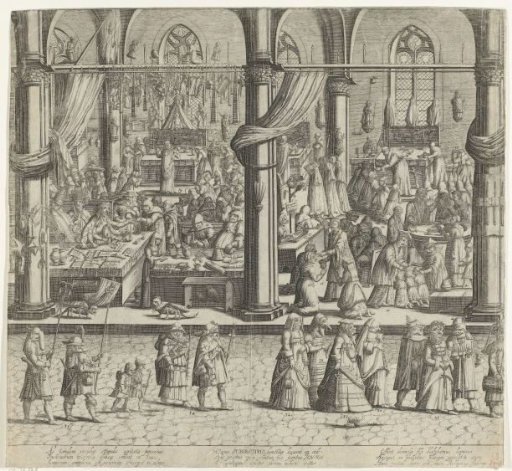 Grotesque Satire on the Roman Church (center plate)