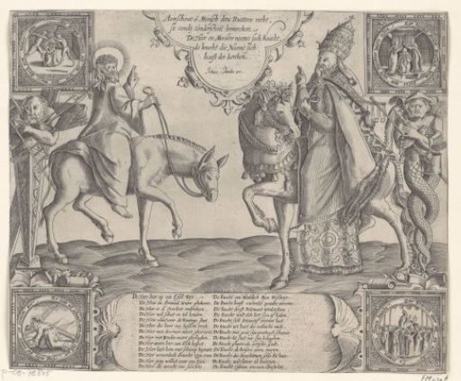 Christ on the Donkey, the Pope on Horseback