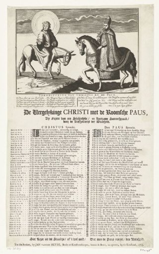 Christ on the Donkey, the Pope on Horseback