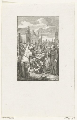 Angelus Merula Dies at the Stake, 1557