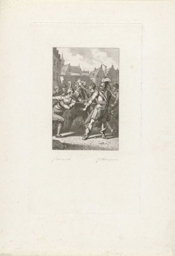 Count Adolf of Nieuwenaar threatened at Nijmegen, 1585