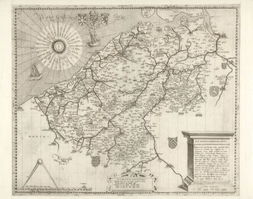 Map of Flanders