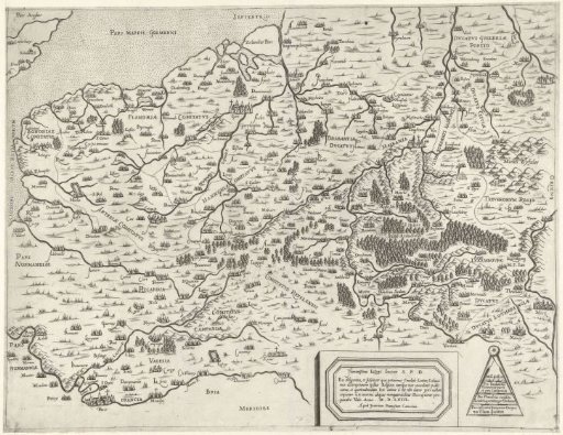 Map of Belgium