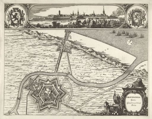 Plan of the Grevelingen