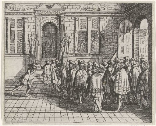Presentation of the Supplication to the Duchess of Parma, 1566