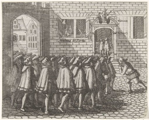 Presentation of the Supplication to the Duchess of Parma, 1566