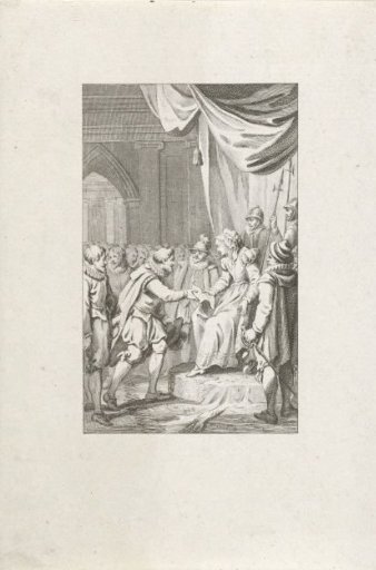 Presentation of the Supplication to the Duchess of Parma, 1566