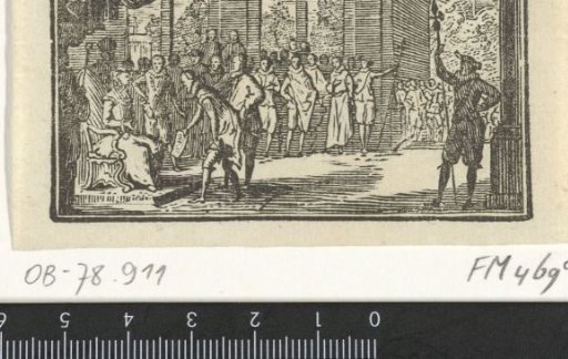 Presentation of the Supplication to the Duchess of Parma, 1566