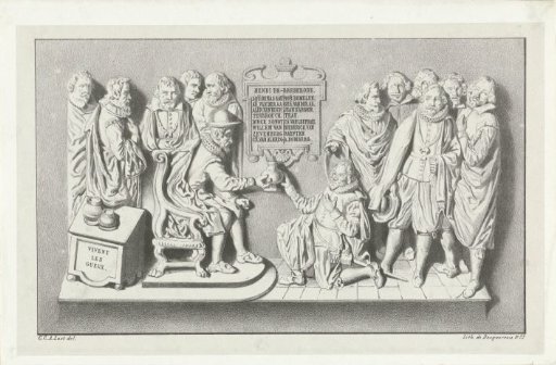 Relief with Hendrik van Brederode and other nobles of the Bond, 1566
