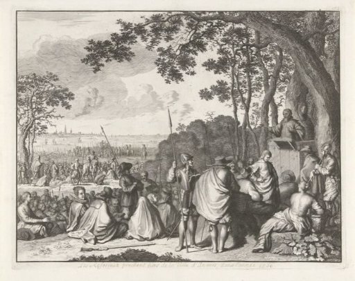 Hedge sermons outside Antwerp, 1566