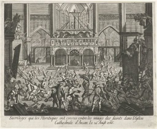 Iconoclasm in the Cathedral of Our Lady in Antwerp, 1566