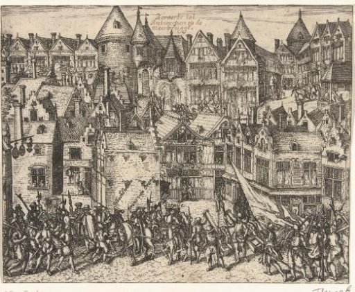 Suppression of the Calvinist Uprising in Antwerp, 1567