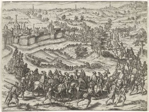 Departure of the Prince of Orange for Germany, 1567