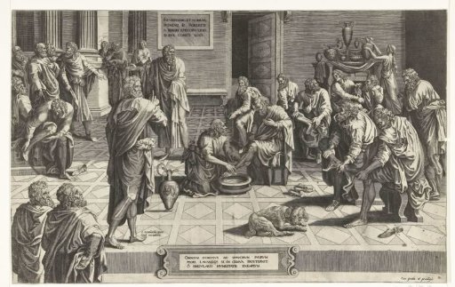 Christ washing the feet of the disciples