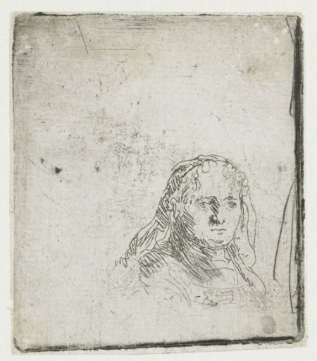 Study of a woman's head