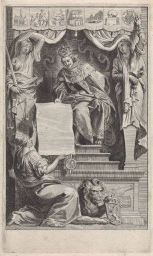 Duke with Personification of a City