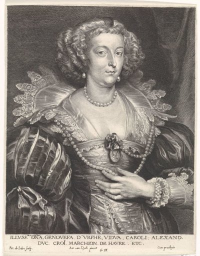 Portrait of Geneviève d'Urfé