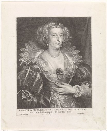 Portrait of Geneviève d'Urfé