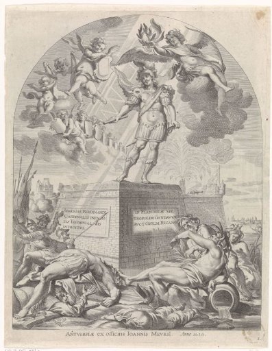 Title page with Ferdinand of Austria as Mars