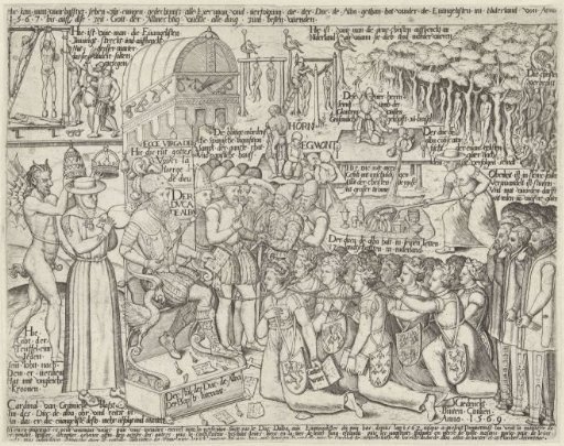 The Throne of the Duke of Alba, 1569