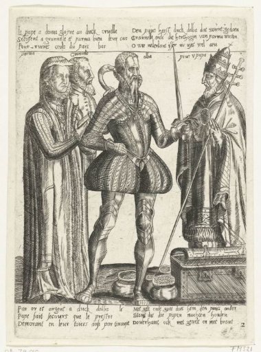 Margaret of Parma, Granvelle, and the Pope support Alva's mission, 1567