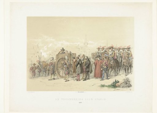 Deportation of citizens into captivity by Spanish soldiers, 1567