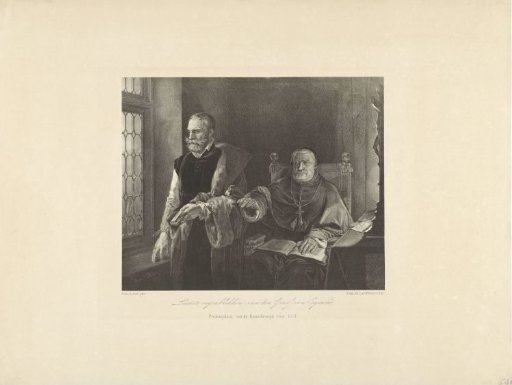 The last moments of Egmont in his cell, 1568