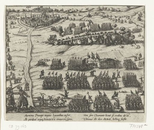 Prince of Orange crosses the Meuse, 1568