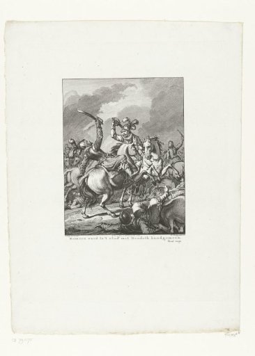 Fight between Romero and Hendrik van Nassau at Mons, 1572