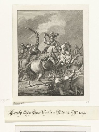 Battle between Romero and Henry of Nassau at Mons, 1572