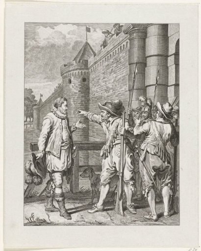Orange visits the rebellious Gent alone, ca. 1579