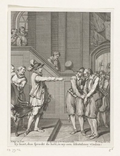 A Spanish-leaning captain brought before Orange, 1577