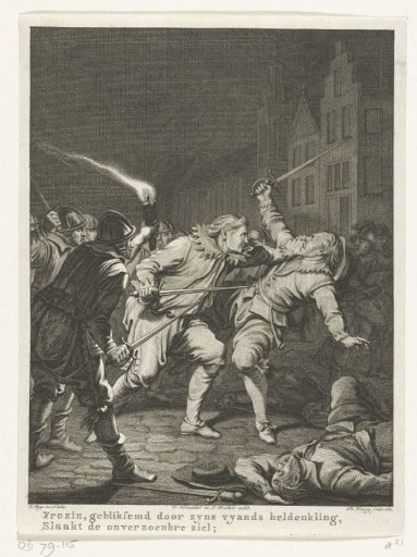 Frezin killed by Goignies, 1581