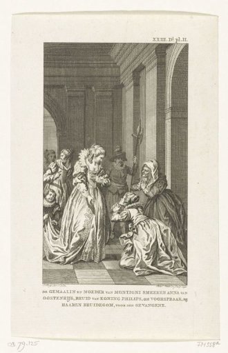 The wife and mother of Montigny beg Anna of Austria for intercession with Philip II, 1570