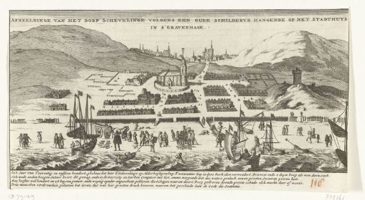 Flood at Scheveningen on All Saints' Day, 1 November 1570