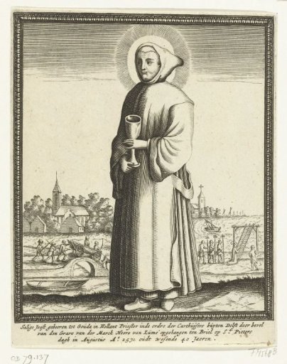 Priest Joost, Hanged by the Geuzen at Den Briel, 1571