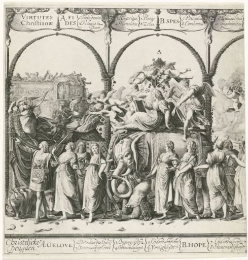Triumphal procession of William of Orange, plate a
