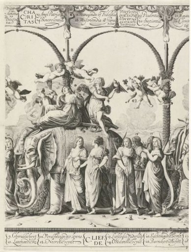 Triumphal procession of William of Orange, plate b
