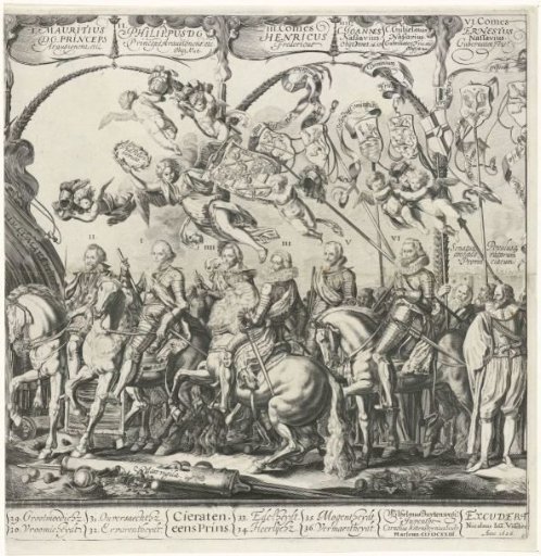Triumphal procession of William of Orange, plate e