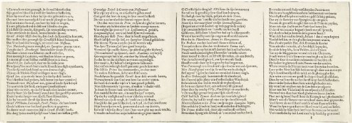 Triumphal Procession of William of Orange, text sheet 5-8