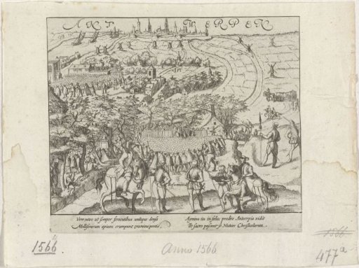 Hagenpreken outside Antwerp, 1566