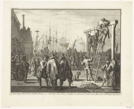 Pacieco hanged at Vlissingen, 1572