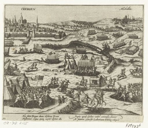 Louis of Nassau leaves Bergen, 1572