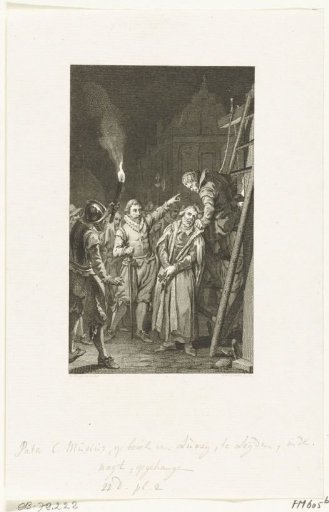 Cornelius Musius hanged at Leiden, 1572