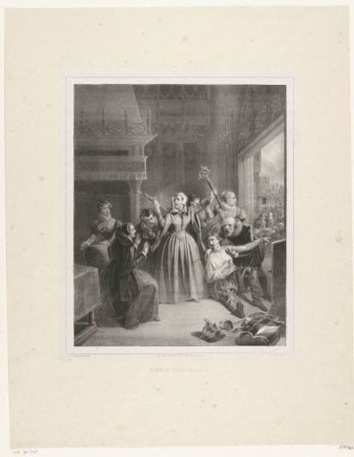 Kenau reaching for the weapons, 1573