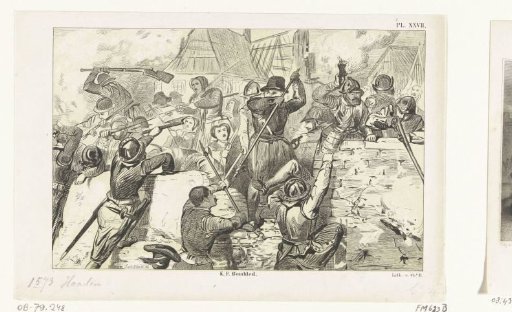 Battle on the walls of Haarlem, 1573