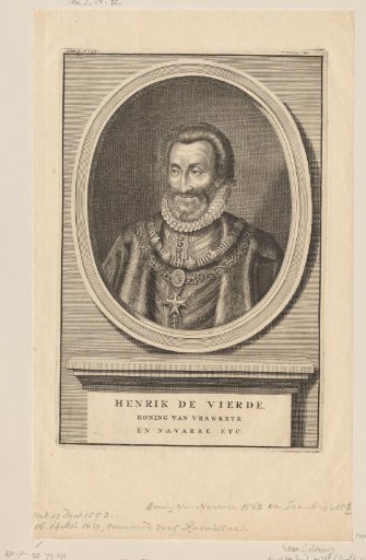 Portrait of Henry IV, King of France and Navarre