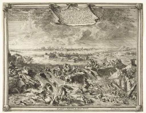Breach of the dike at Coevorden, 1673